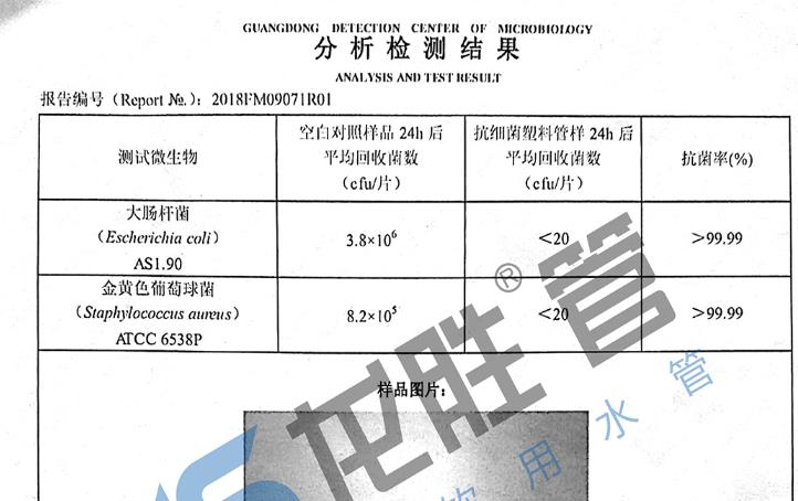 納米抗菌水管多少年使用壽命?抗菌效率如何驗證?