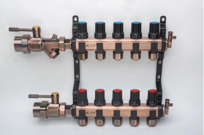 龍勝管奢華古銅大流量地暖分集水器重磅來襲